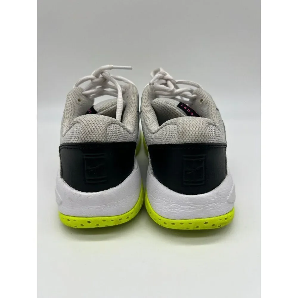 Nike Women Court Lite 2 'White Hot Lime' Size 8